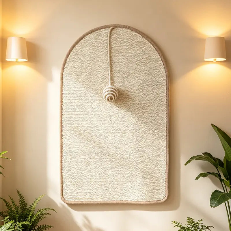 Durable Wall-Mounted Cat Scratch Pad and Sofa Claw Grinding Boards - Natural Sisal Scratcher for All Cat Breeds, Easy to Use and Versatile Pet Accessory!